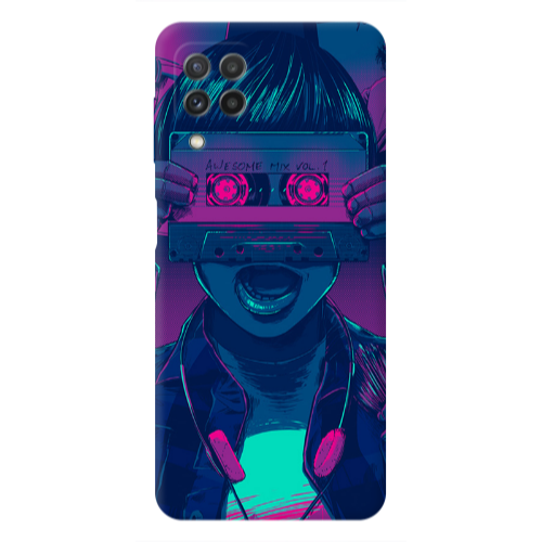Samsung A22 4G Awe some mix vol. Transparent Silicone TPU Θήκη