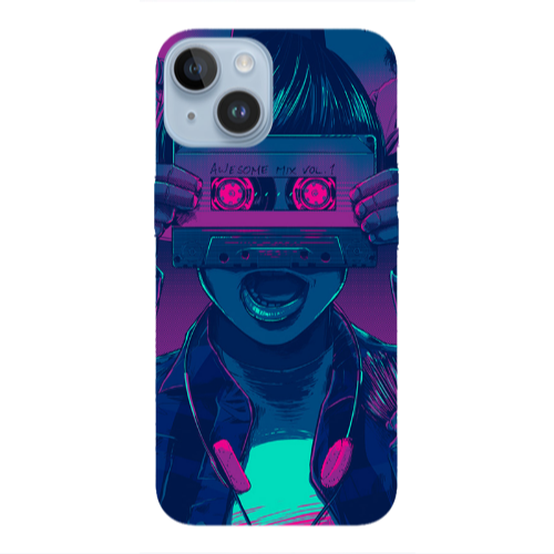 Apple iPhone 14  Awe some mix vol. Transparent Silicone TPU Θήκη