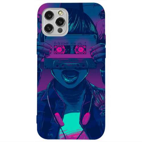 Apple iPhone 12 Pro Awe some mix vol. Transparent Silicone TPU Θήκη