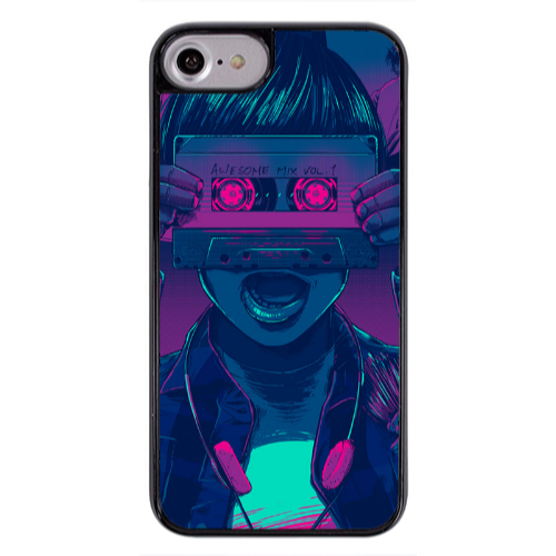 Apple iPhone 7 Awe some mix vol. Black Glossy Θήκη