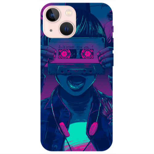 Apple iPhone 13 Mini Awe some mix vol. Transparent Silicone TPU Θήκη