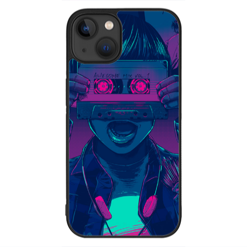 Apple iPhone 13 Mini Awe some mix vol. Black Glossy Θήκη
