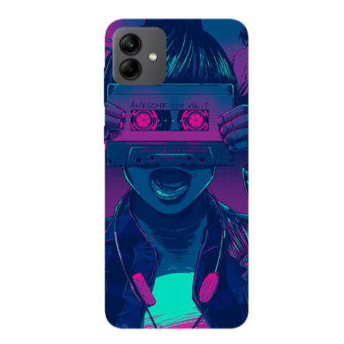 Samsung A04 Awe some mix vol. Transparent Silicone TPU Θήκη