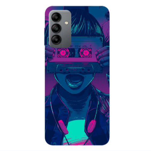 Samsung A04S Awe some mix vol. Transparent Silicone TPU Θήκη
