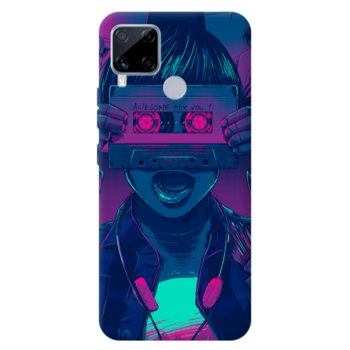 Realme C25S Awe some mix vol. Transparent Silicone TPU Θήκη