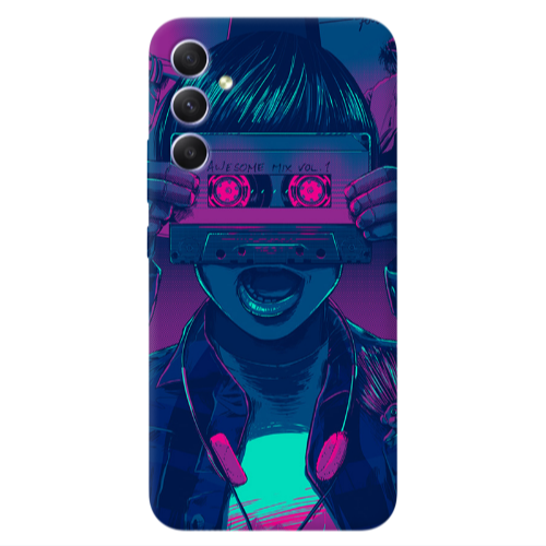 Samsung A34 Awe some mix vol. Transparent Silicone TPU Θήκη