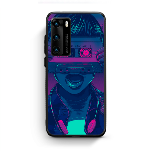 Huawei P40 Awe some mix vol. Black Glossy Θήκη