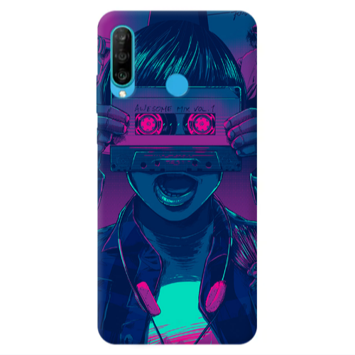 Huawei P30 Lite Awe some mix vol. Transparent Silicone TPU Θήκη