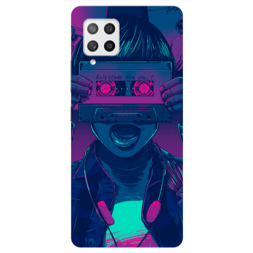 Samsung A42 5G Awe some mix vol. Transparent Silicone TPU Θήκη