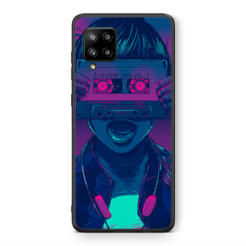 Samsung A42 5G Awe some mix vol. Black Glossy Θήκη