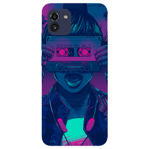 Samsung A03 Awe some mix vol. Transparent Silicone TPU Θήκη