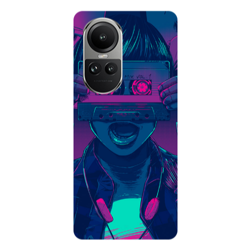 Oppo Reno10 5G Awe some mix vol. Transparent Silicone TPU Θήκη