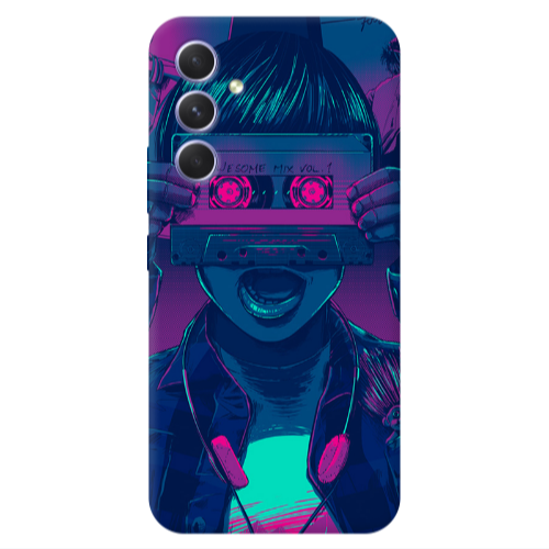 Samsung A55 Awe some mix vol. Transparent Silicone TPU Θήκη