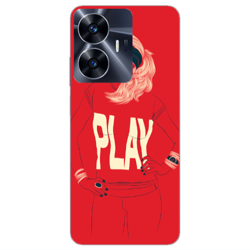 Realme Note 50 Play Transparent Silicone TPU Θήκη
