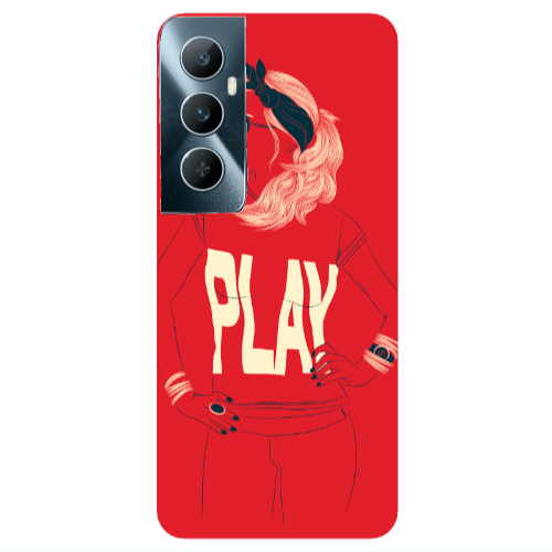 Realme C65 Play Transparent Silicone TPU Θήκη