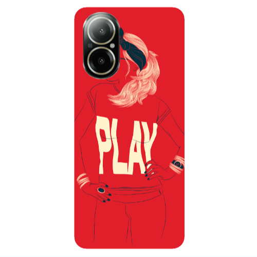 Realme C67 Play Transparent Silicone TPU Θήκη