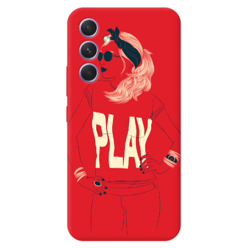 Samsung A56 Play Transparent Silicone TPU Θήκη