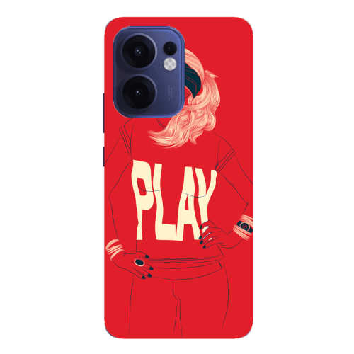 Oppo Reno13 FS Play Transparent Silicone TPU Θήκη