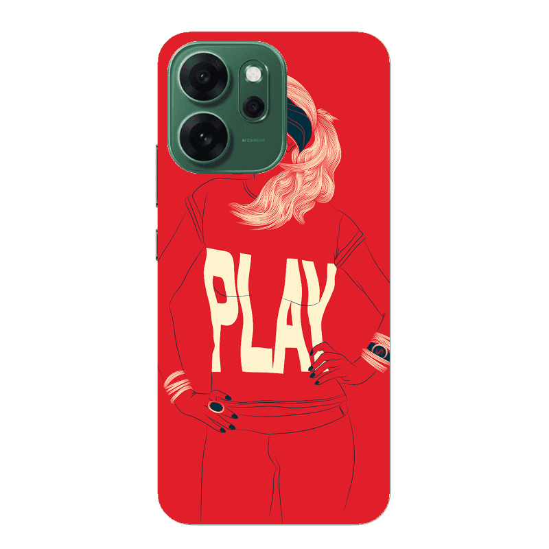 Oppo Reno 14 FS Play Transparent Silicone TPU Θήκη
