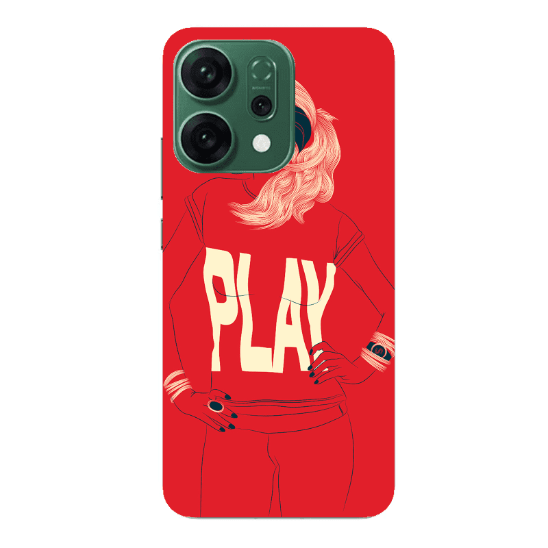 Oppo RENO 14 Play Transparent Silicone TPU Θήκη