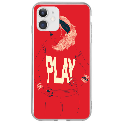 Apple iPhone 12 Play Transparent Silicone TPU Θήκη