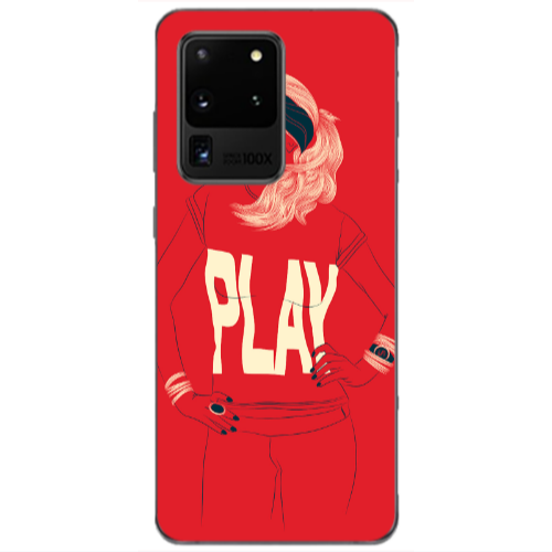 Samsung S20 Ultra Play Transparent Silicone TPU Θήκη