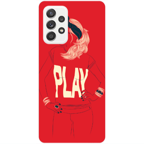 Samsung A53 Play Transparent Silicone TPU Θήκη