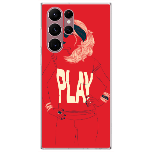 Samsung S22 Ultra Play Transparent Silicone TPU Θήκη