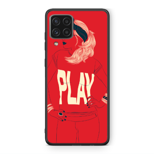 Samsung A22 4G Play Black Glossy Θήκη