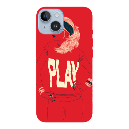 Apple iPhone 14  Play Transparent Silicone TPU Θήκη