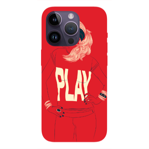 Apple iPhone 14 Pro  Play Transparent Silicone TPU Θήκη