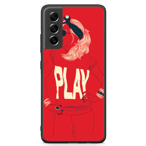 Samsung S21 FE Play Black Glossy Θήκη