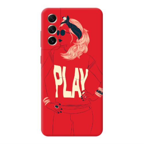 Samsung S21 PLUS Play Transparent Silicone TPU Θήκη