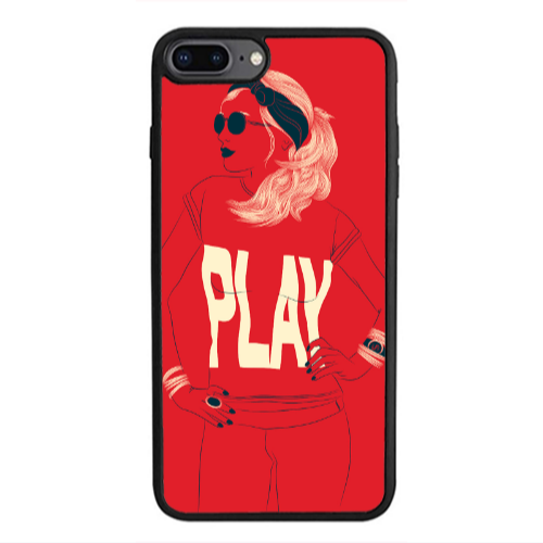 Apple iPhone 7 Plus Play Black Glossy Θήκη