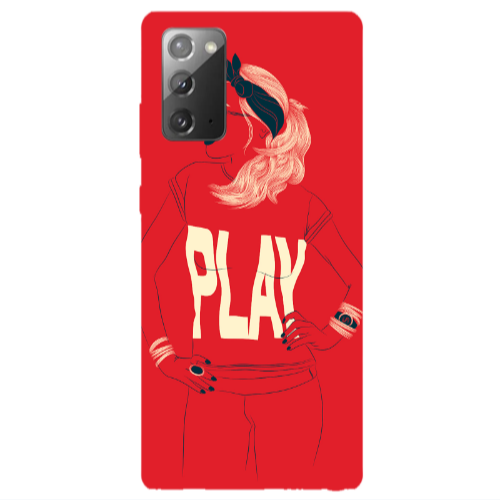 Samsung Note 20 Play Transparent Silicone TPU Θήκη