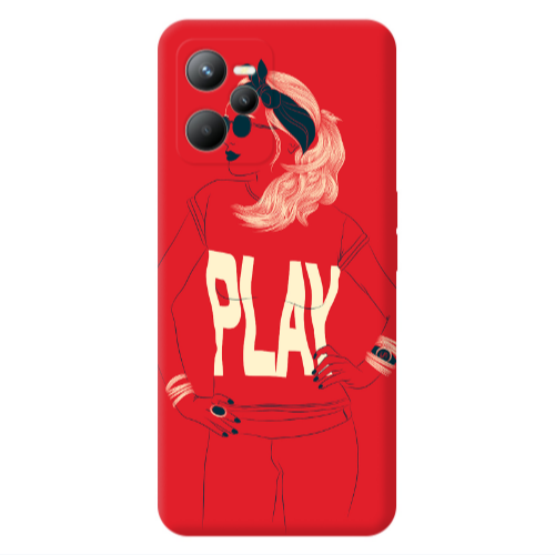 Realme C35 Play Transparent Silicone TPU Θήκη
