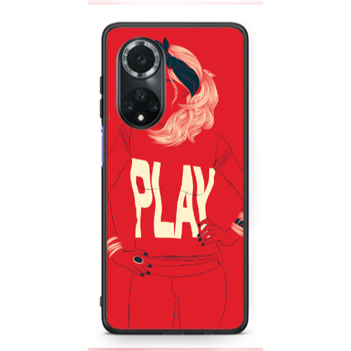 Huawei Nova 9 Play Black Glossy Θήκη