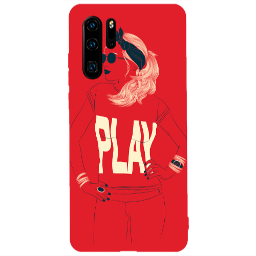 Huawei P30 Pro Play Transparent Silicone TPU Θήκη