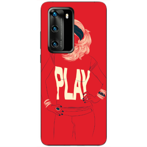 Huawei P40 Play Transparent Silicone TPU Θήκη