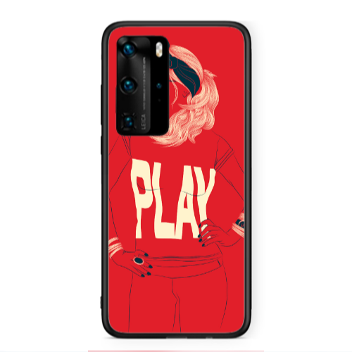 Huawei P40 Pro Play Black Glossy Θήκη