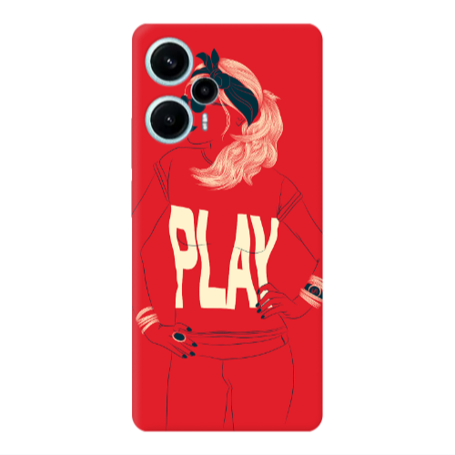 Xiaomi Poco F5 Play Transparent Silicone TPU Θήκη