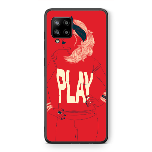 Samsung A42 5G Play Black Glossy Θήκη