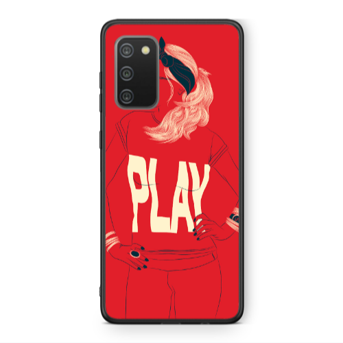 Samsung A02s Play Black Glossy Θήκη