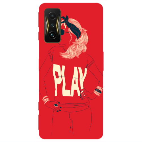 Xiaomi Poco F4 Gt Play Transparent Silicone TPU Θήκη