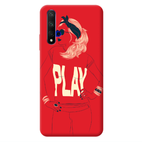 Huawei Nova 5 T Play Transparent Silicone TPU Θήκη