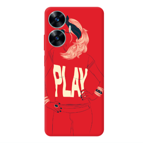 Realme C55 Play Transparent Silicone TPU Θήκη