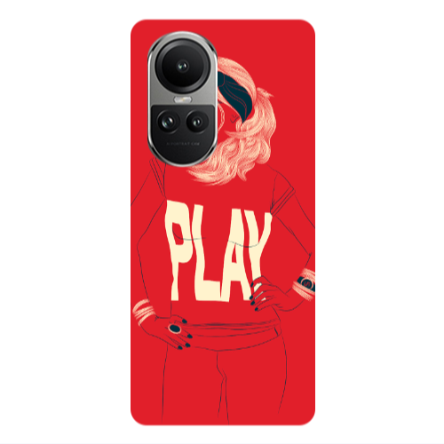 Oppo Reno10 5G Play Transparent Silicone TPU Θήκη