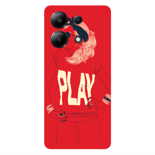 Xiaomi Redmi Note 13 4G Play Transparent Silicone TPU Θήκη
