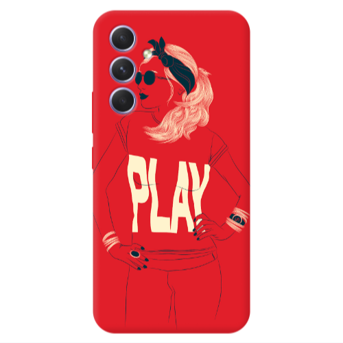 Samsung A55 Play Transparent Silicone TPU Θήκη