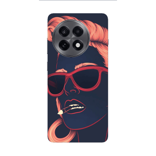 Oneplus 13 5G Girl retro Transparent Silicone TPU Θήκη